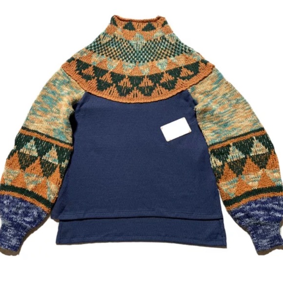 Free People Sweaters - Free People Swit the Small Stuff Sweater Mock S